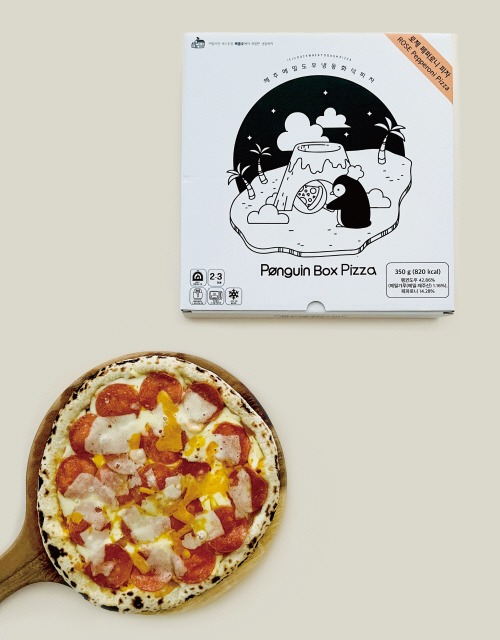 애월아빠들 [펭귄피자] 로제 페퍼로니 피자
